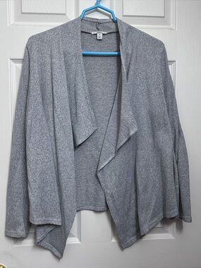Gray Open Sweater